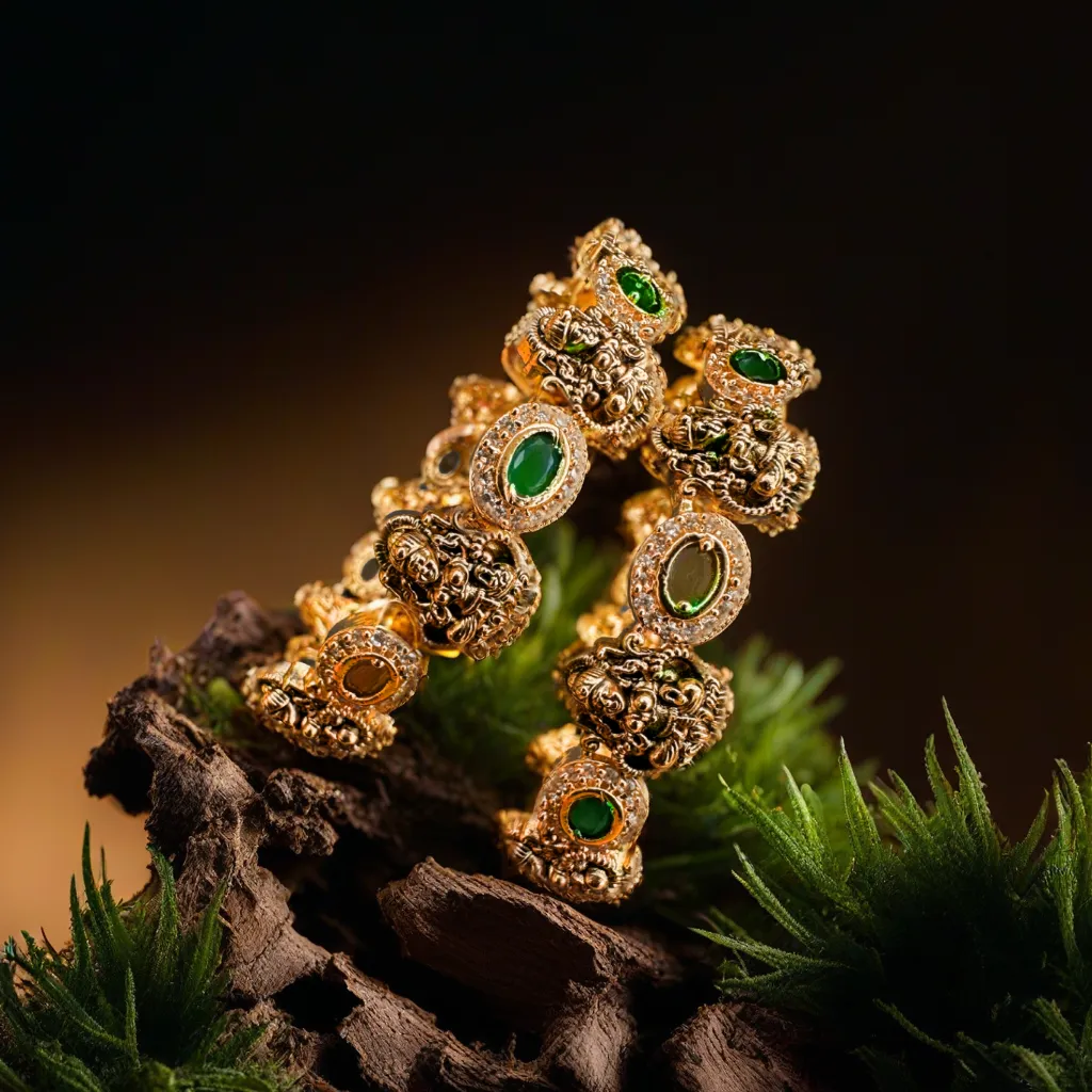 Ruby Emerald Bangle